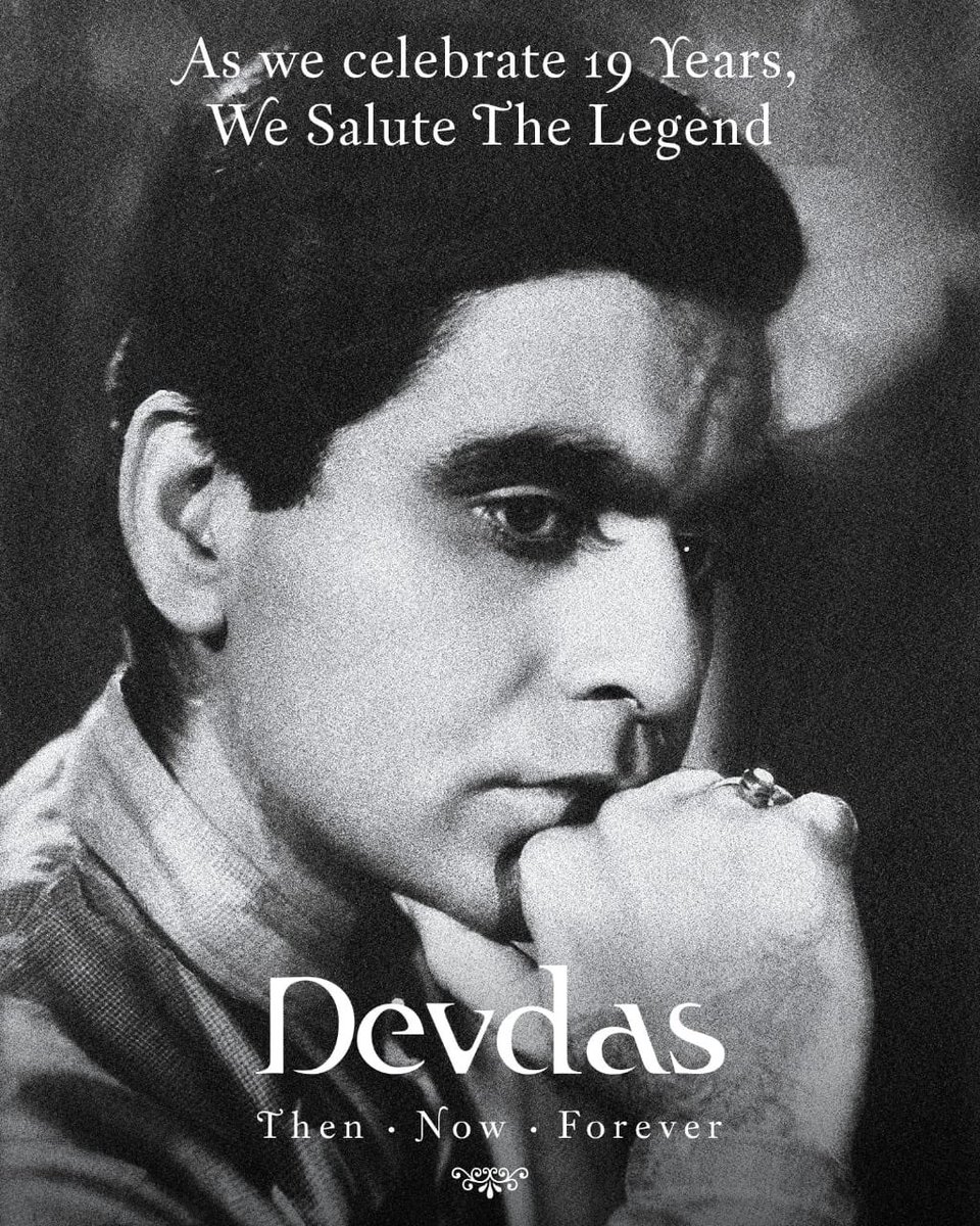 19 years ago on this day I made my debut in Hindi Films in the iconic film #Devdas It’s still vivid in my memories  the magical years of the making of the music. Always grateful to #SanjayLeelaBhansali sir for believing in that 16 year old girl..