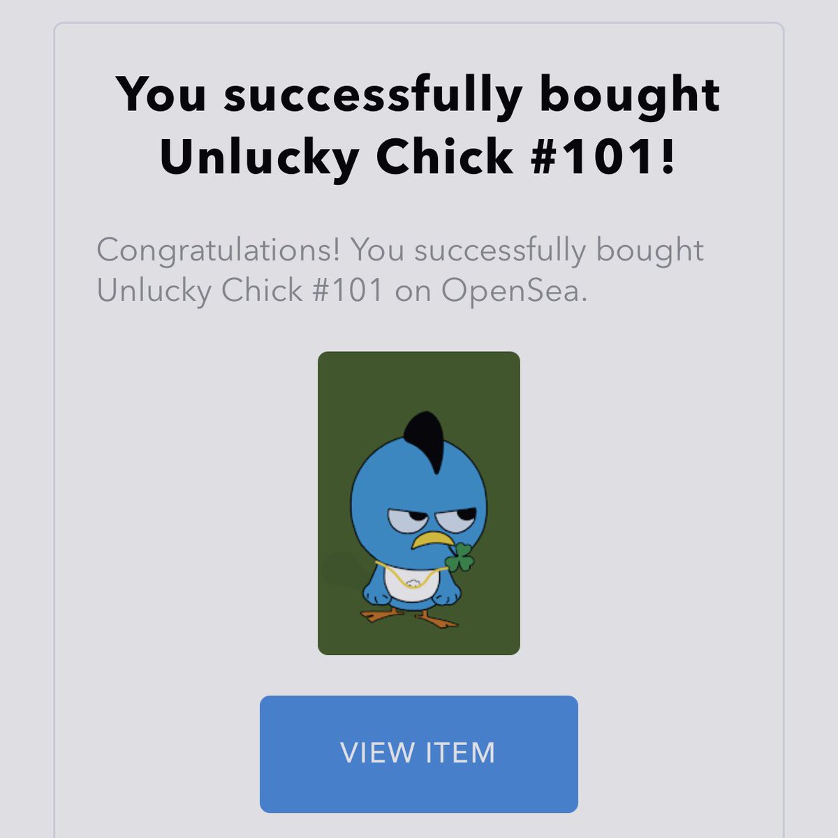 iamkeegan3's tweet photo. Yo @UnluckyChicks thanks for these cuties 💙✨

12 chicks now 😂 a chicklets team 😍

#NFT #NFTs #NFTCommunity #opensea https://t.co/FlKYGRyByS