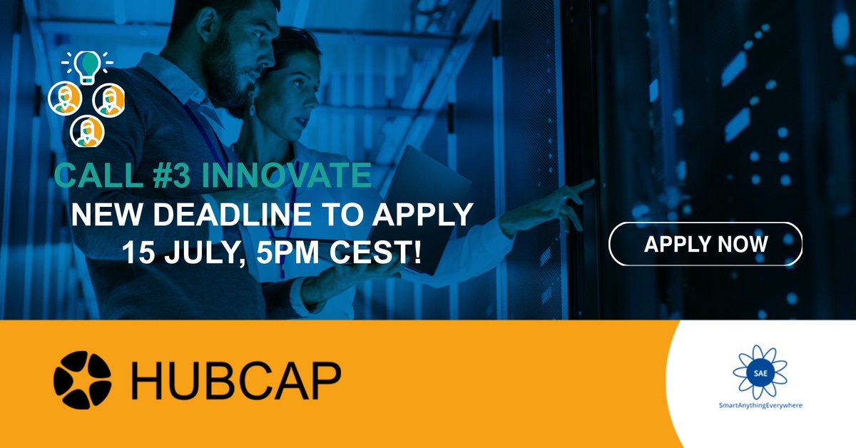 🚨Call #3 INNOVATE closes in 4⃣days🚨
#innovate call will provide #funding up to €200k per #consortia of 2-3 #smes wanting to develop and deploy new project ideas with #modelbaseddesign tools & models that will allow creation of new #cyberphysicalsystems solutions! 
🗓️15 July