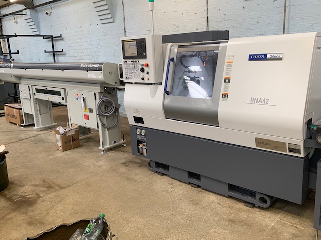 CitizenCNC's tweet photo. Microplus acquired a new #CitizenCNC #Miyano BNA-42SY5 #fixedhead #lathe with a @Iemcabarfeeders. #CitizenStory https://t.co/TzQpE4kqBx
