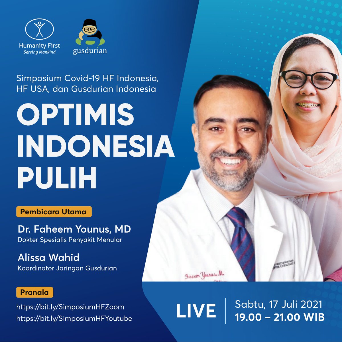 Yang pengen belajar langsung dengan Dr. <a href="/FaheemYounus/">Faheem Younus, MD</a> yuuuk mari sini...