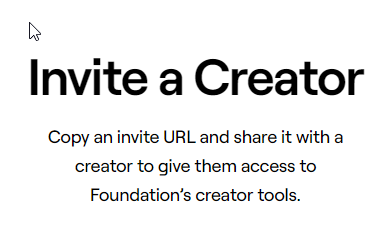 Morning #nftartists! I would like to invite an artist to @withFND, share with me your best work, retweet &amp; follow✨No DMs please. Will select 1 or 2 artists till tomorrow! #FoundationInvite #nftart