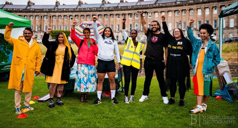 Dr. Yukteshwar Kumar (@yukteshwarkumar) on Twitter photo Spoke at the <a href="/barc_bath/">Bath Anti Racism Collective</a> event last afternoon but so sad to see sickening videos and abuse against three lions <a href="/BukayoSaka87/">Bukayo Saka</a> <a href="/MarcusRashford/">Marcus Rashford</a> & <a href="/Sanchooo10/">Jadon Sancho</a>. What they have achieved at 19, 21 & 23 is simply unparallel & we will be always proud of them.
Photos credit: @jmblgr -Thanks Spoke at the <a href="/barc_bath/">Bath Anti Racism Collective</a> event last afternoon but so sad to see sickening videos and abuse against three lions <a href="/BukayoSaka87/">Bukayo Saka</a> <a href="/MarcusRashford/">Marcus Rashford</a> & <a href="/Sanchooo10/">Jadon Sancho</a>. What they have achieved at 19, 21 & 23 is simply unparallel & we will be always proud of them.
Photos credit: @jmblgr -Thanks