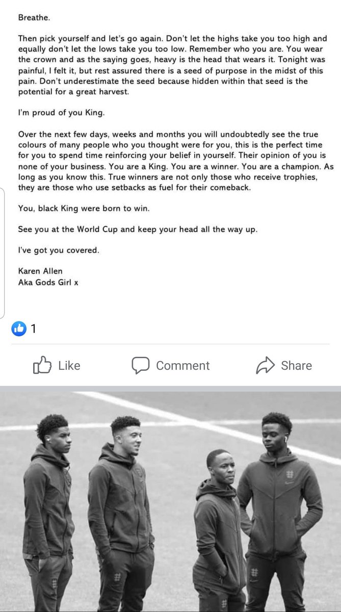 JacquiRealtalk's tweet photo. @MarcusRashford ❤🙏🏽 https://t.co/SEZOSHLwH8