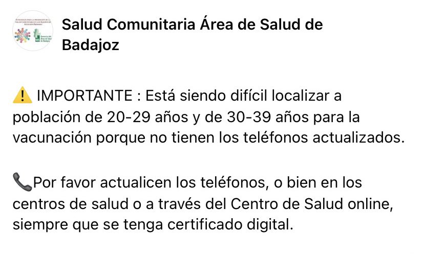 ⚠️ IMPORTANTE 
Difundir!