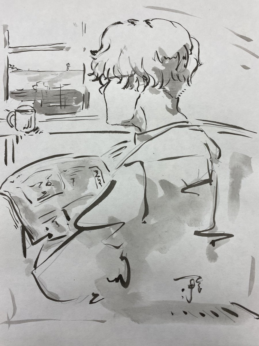 #田中摩美々 #アナログイラスト 

学校の日本画の授業でファンアートを描くという鋼のこころを忘れたくない。
1枚目が摩美々な あとは創作やで。 