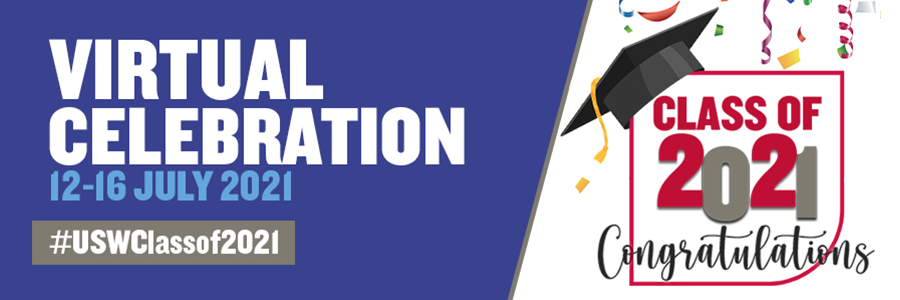 USWunilife's tweet photo. To celebrate completing your studies at USW, we invite you to get involved with our online celebrations that include competitions, messages from alumni, staff and celebrities, and a chance to reminisce and toast to your future.

 https://t.co/ADiVfuBrGR https://t.co/nxd3Pl3RPG