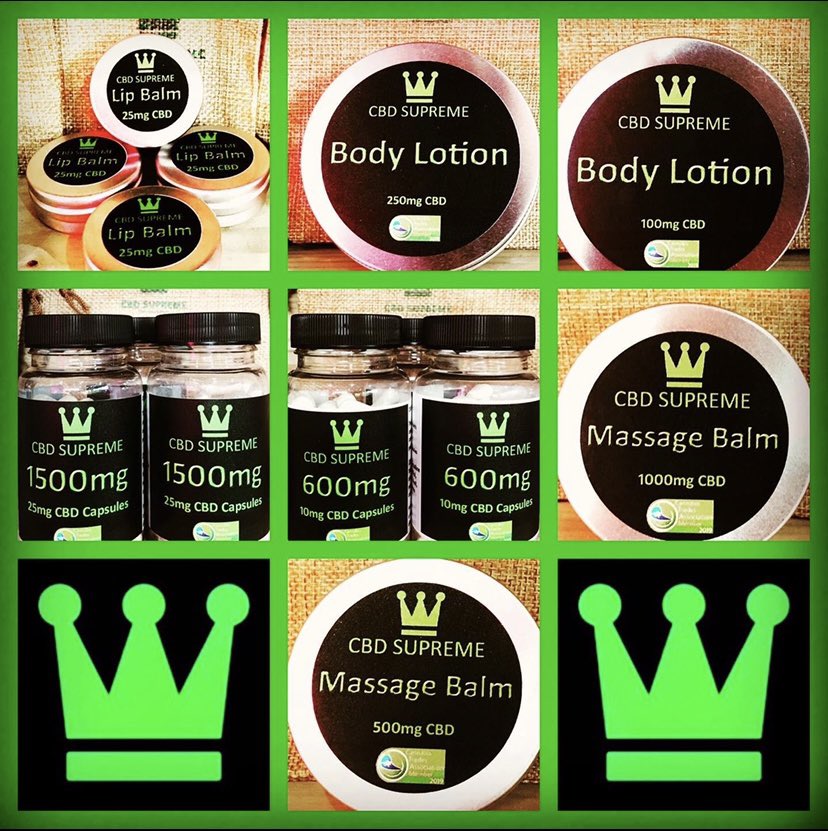 cbdsupreme1's tweet photo. All these and more available at https://t.co/cDth5tsDum
#cbd #cbdoil #cbdbalm #cbdcapsules #cbdchocolates #cbdtea #cbdedibles #rawcbd #monday #mondaymotivation #treatyourself https://t.co/H9dUSVQeaV