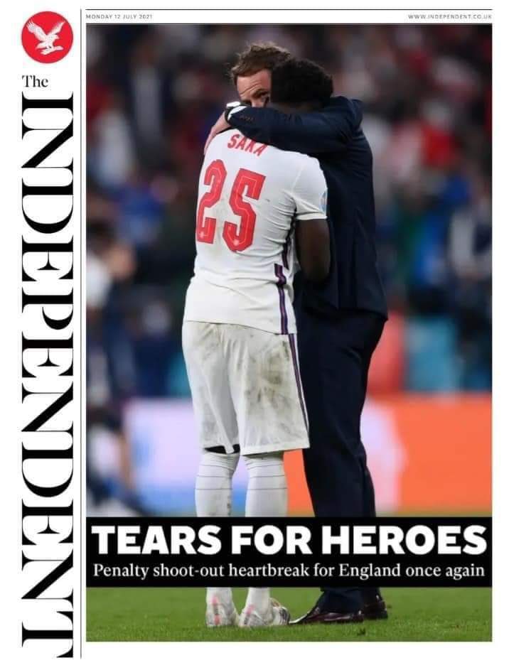 Abrantepayaw_'s tweet photo. Am so touched by how the English press has covered their players who missed their penalties …but if it were to be in Africa by now ..hmmm our legend baby jet @ASAMOAH_GYAN3  is a victim🤦🤦🤦🤦 #sportscenter 

Different btwn white and black https://t.co/rTnZxQkcQ5
