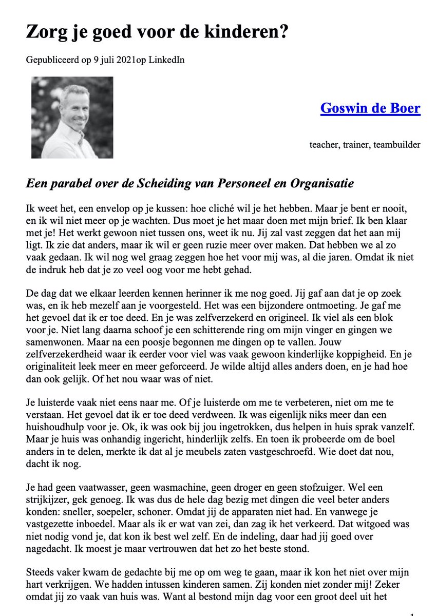 SOS_SVPO's tweet photo. Ben jij (oud)docent #SvPO? Neem even de tijd om dit te lezen. ⬇️

@GoswinB schreef deze mooie parabel, op LinkedIn. 
Leraren die werk(t)en bij SvPO-scholen herkennen dit en zijn geraakt. 
Daarom delen wij het.

Voor anderen met interesse: kleine ‘ondertiteling’ in draadje > https://t.co/OphniffKW9