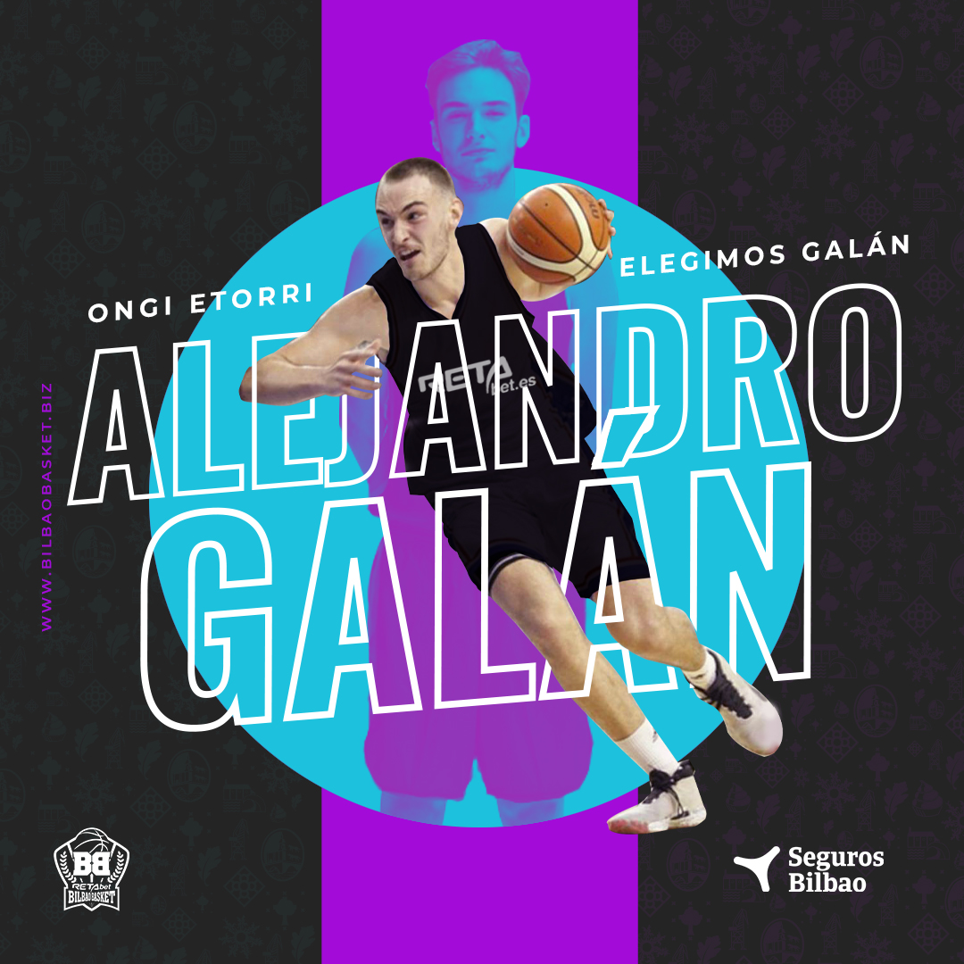bilbaobasket's tweet photo. ¡Alejandro Galán (Ala-pívot, 2.07m, 21 años) se convierte en Hombre de negro!

✅9.2 puntos, 3.7 rebotes y 10.2 de val. en la fase de ascenso de LEB Oro con HLA Alicante 
✅ Internacional en categorías inferiores

Ongi etorri, @AlejandroGalanp! 😎

+Info https://t.co/3AGvLfrWWK https://t.co/f0617JUHKS