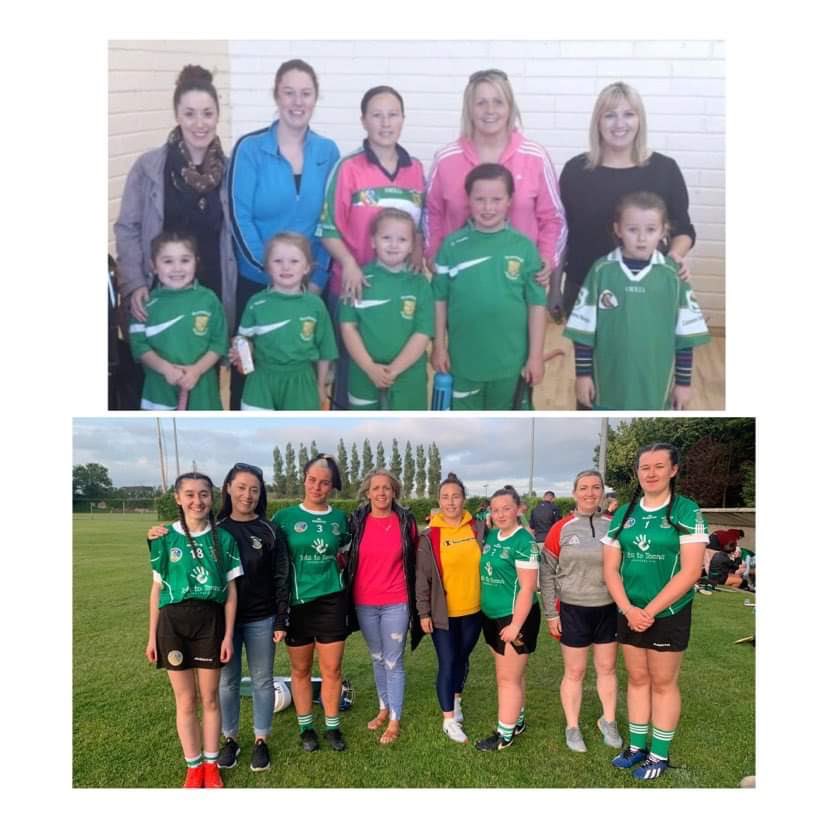 michellegould_'s tweet image. How it started… how it’s going!! @SaintsCamogie @SeandunCamogie @CorkCamogie