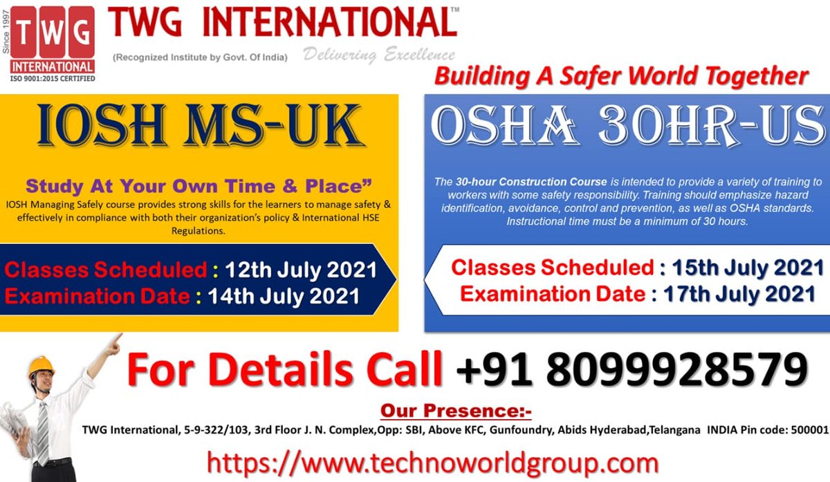 #JobTraining #JobPlacement
#JobReadyCourses #JobReadyTraining
#fireandsafetycourses
#cctv
#bms
#engineeringcourses
#logistics #supplychain #exim #exportimport
#itcourses #softwarecoures
#technicalcourses 
#qaqc 
#ndt
#ess
#bms
#cybersecurity
*FOR JOBS & CAREER CALL 8099928579*