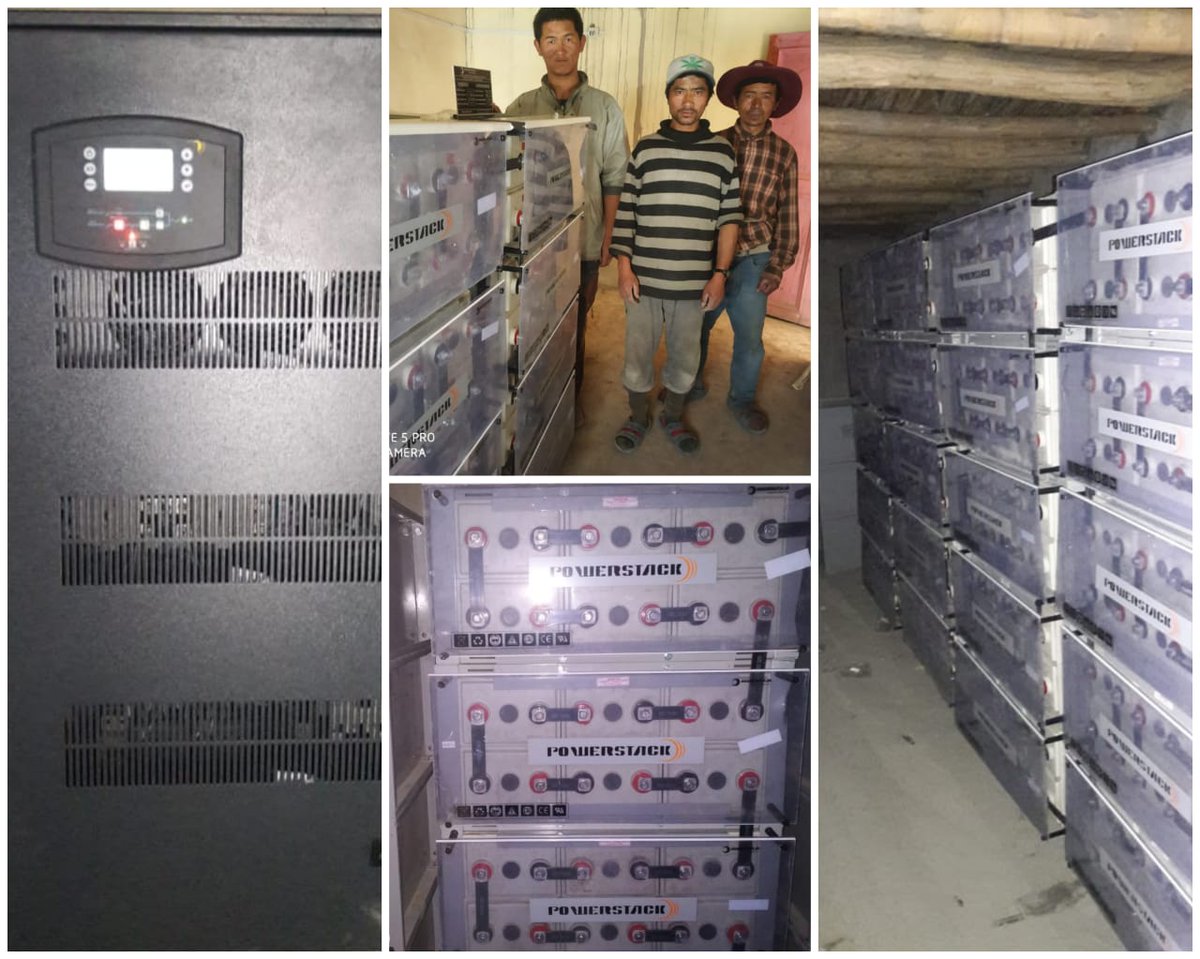 LAHDC_LEH's tweet photo. Solar Power Plant batteries successfully replaced by #LREDA in the villages of Markha, Kaya, Hankar and Doltokling.
A Solar Hybrid Inverter was also replaced in Markha village by #LREDA.
@tashi_gyalson @Ravinder_Dangi1 @DC_Leh_Official @DIPR_Leh @prasarbharti @ddnewsladakh https://t.co/aSl7SG7U1A