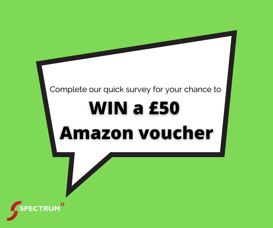 Spectrum_IT's tweet image. 👨‍💻 WORK IN TECH? 💻

✍️ Enter our survey 👇 surveymonkey.co.uk/r/F2WR7KD

We would like to know what factors are important to you when looking for a job in the IT &amp;amp; Tech sector.

#jobsearch #jobhunting #win #survey #prizedraw