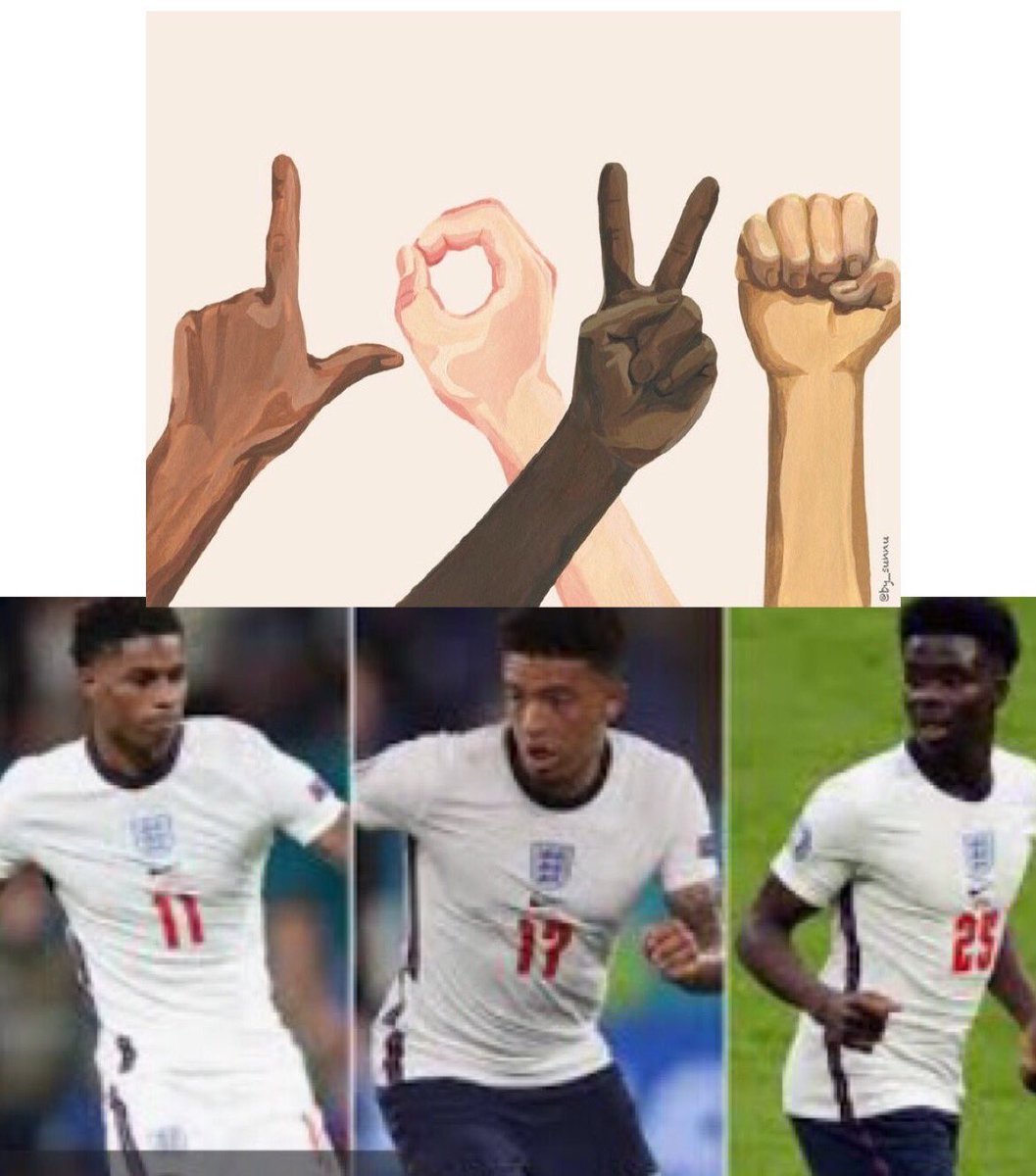 Witch4you's tweet photo. #BukayoSaka, #MarcusRashford and #JadonSancho be proud of yourself ❤️🧡🖤💜💚🤍⚽️🏴󠁧󠁢󠁥󠁮󠁧󠁿 https://t.co/id7YcpJBA6