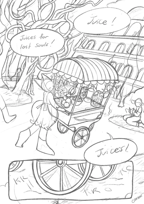 WIP of my new 8 page comic I'm making for Auckland Zine Fest! @akzinefest 