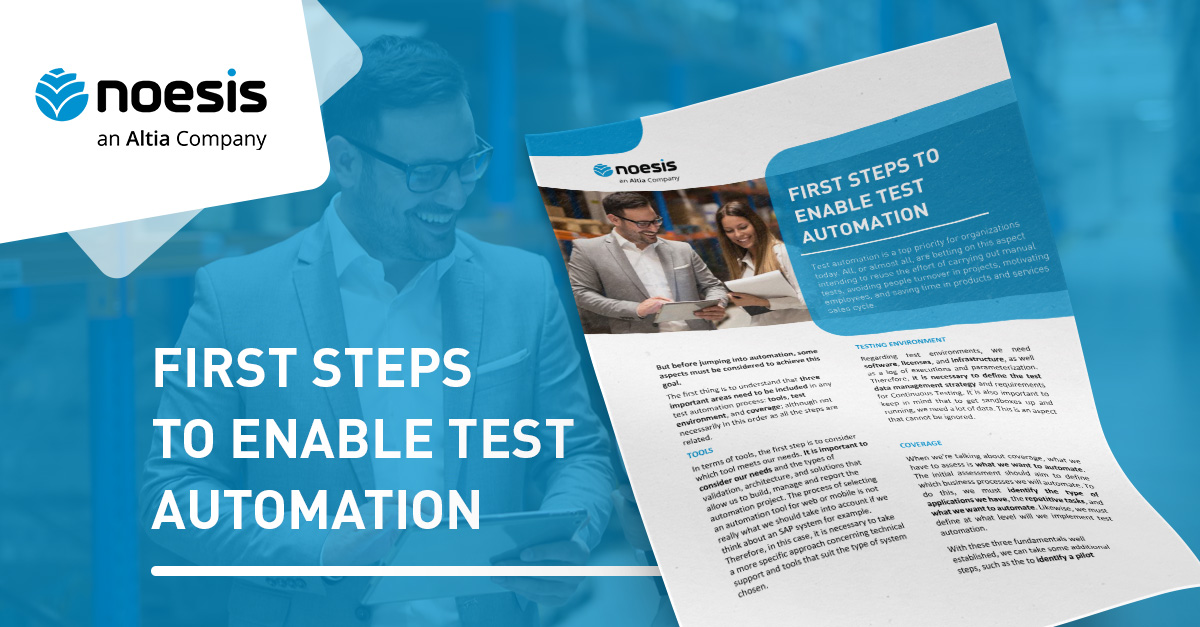 Noesis_Portugal's tweet image. 🙌 Test automation is a top priority for organizations today. Find out what are the top aspects you must consider to achieve this goal before jumping into automation.
Read Noesis’ Whitepaper ➡ buff.ly/3AQ4O1z
#TestAutomation #TestingEnvironment #qualitymanagement