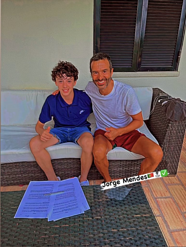 FabricaMadrid's tweet photo. Real Madrid Infantil A (U14) player Paulo Iago has signed for Gestifute (Jorge Mendes' agency). https://t.co/dJmLuMCmye