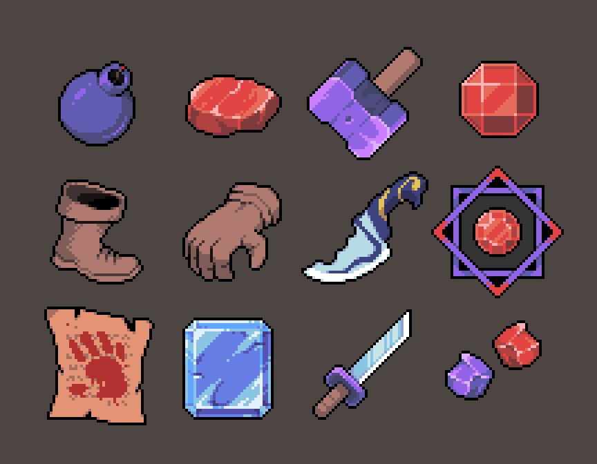 Tecka_AG's tweet photo. Some items from game
#pixel #pixelart #gamedev https://t.co/V4yRPzVh5j
