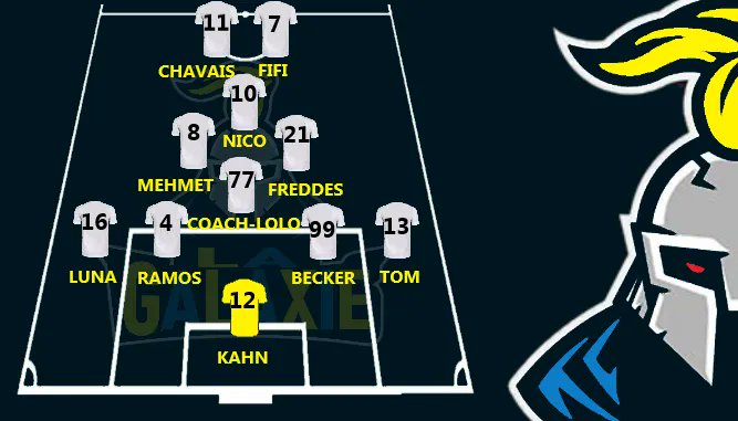 Le 11 de ce soir de la Galaxie ! 
21H40 VS @NASTY(VPN) 
22H45 VS @DEVILSFAMILY(VPG) 
23h00 VS <a href="/DFCO_Officiel/">Dijon FCO</a> (VPG)