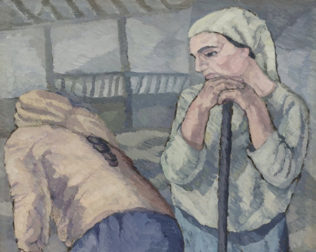 ArteMontenegro's tweet photo. “Campesinas” 1928
Óleo/Lienzo-Tabla
128x78 cm
Obra cedida para la Exposición “Arte en tempos de desacougo”
👀⬇️
Fundación Gonzalo Torrente Ballester @fgtb promovida por el @MARCOVigo3
#Colmeiro #ArtistasGalegos #Exilio #GaleríaMontenegro #Vigo https://t.co/lR7qOCseqk