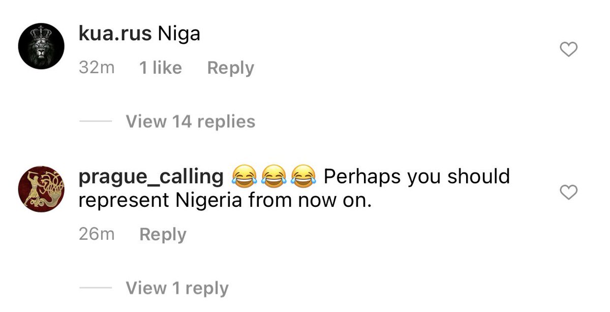 MelanaHowe's tweet photo. Just spent 30 minutes scrolling through Saka’s Instagram reporting every single comment like this but we shouldn’t have to. These disgusting humans shouldn’t exist and Instagram shouldn’t let it be SO easy! https://t.co/YETLmpdXyP
