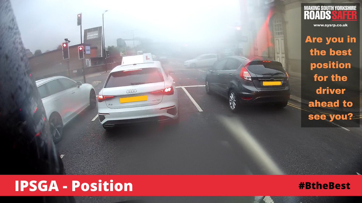 SYSaferRoads's tweet photo. #BtheBest - Think about your Position, even at traffic lights. By hanging back β¬ & being slightly over to the right β‘, you instantly increase your visibility to the driver ahead. π
#IPSGA #thinkbike #ridesmart https://t.co/X365bQ2pzZ