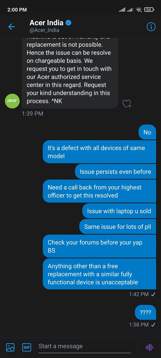 abyvarcool's tweet photo. @Lenovo_in The worst devices and worst service. Because of them  can't work and I'm losing money. Job at jeopardy. Don't have money to buy new laptop. I'm screwed. Please don't let this happen to you. https://t.co/YdObREI11N