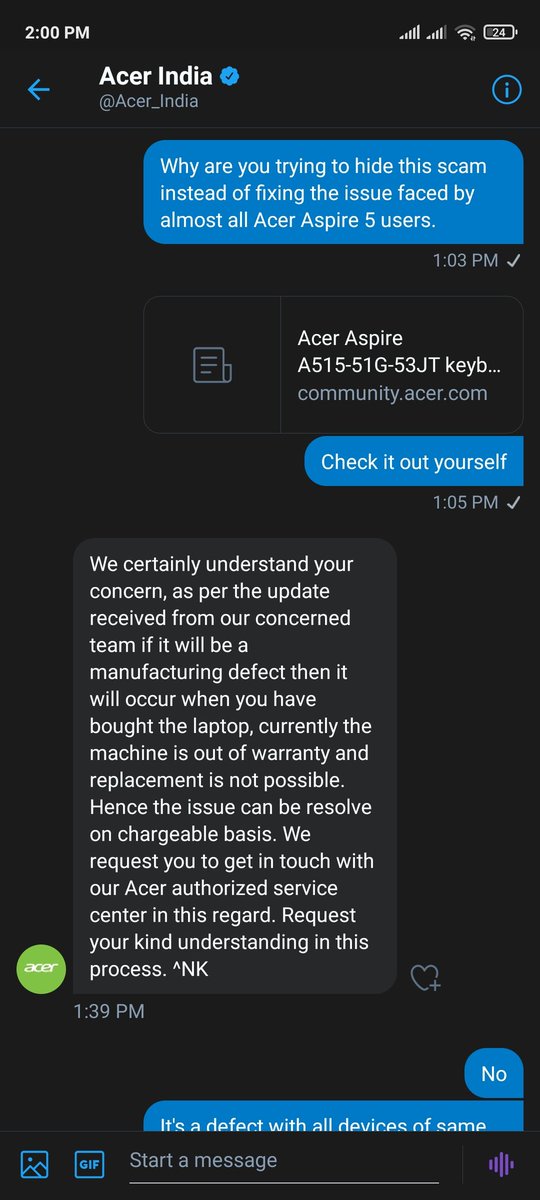 abyvarcool's tweet photo. @Lenovo_in The worst devices and worst service. Because of them  can't work and I'm losing money. Job at jeopardy. Don't have money to buy new laptop. I'm screwed. Please don't let this happen to you. https://t.co/YdObREI11N