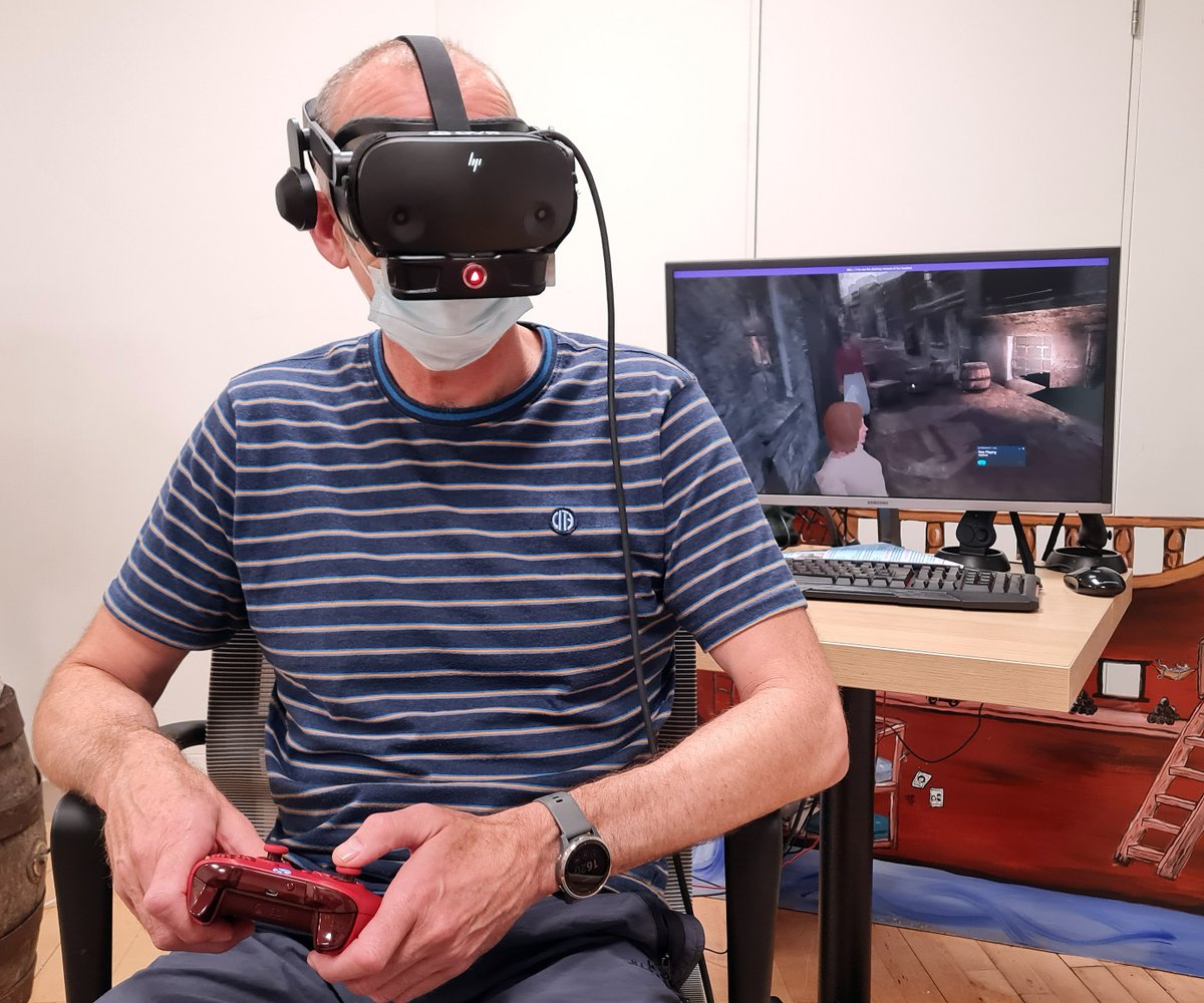 Another hugely successful day giving Plymothians a unique immersive VR time travel experience, enhanced by two olfactory displays from our friends at OVR Technology in the USA. Some great interaction with educationalists, who are hoping we can come back in the future.