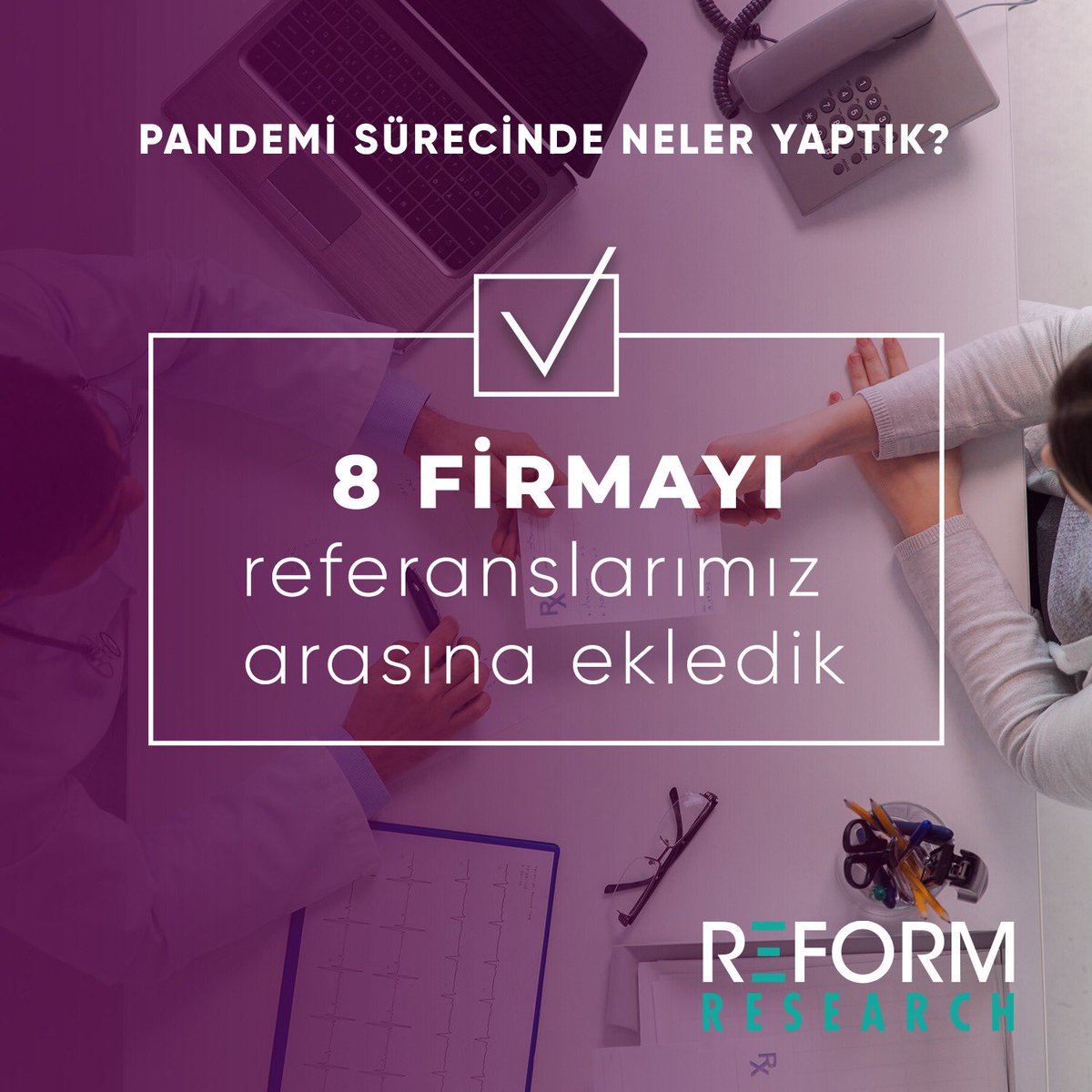 ReformResearch's tweet photo. Pandemi sürecinde neler yaptık ✅
#reformresearch #sahadayız https://t.co/dzVBTzyJ6k