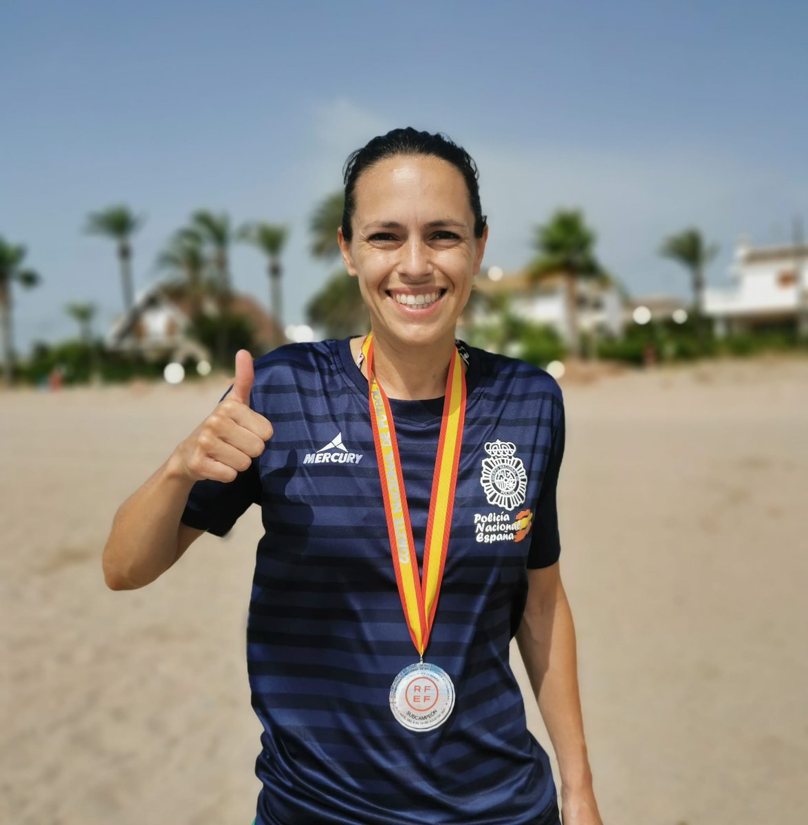¡¡¡Enhorabuena a nuestra compañera Sonia Prim 👏👏 por haber logrado el subcampeonato de España de Fútbol Playa con <a href="/FFCV_info/">FFCV</a> !!!

#PoliciaNacional 
#BlueLife💙
