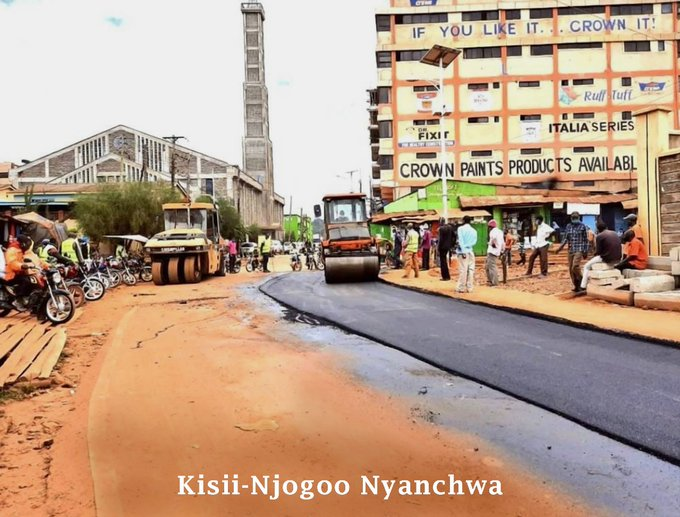 kipembecharlo's tweet photo. @JamesOngwae the ongoing construction of the Nyanchwa - Falcon Road that will seamlessly connect Kisii Town CBD with Nyanchwa. Nyanchwa is growing very fast  and the road is going  be a game changer https://t.co/q3JgVIs3Lt