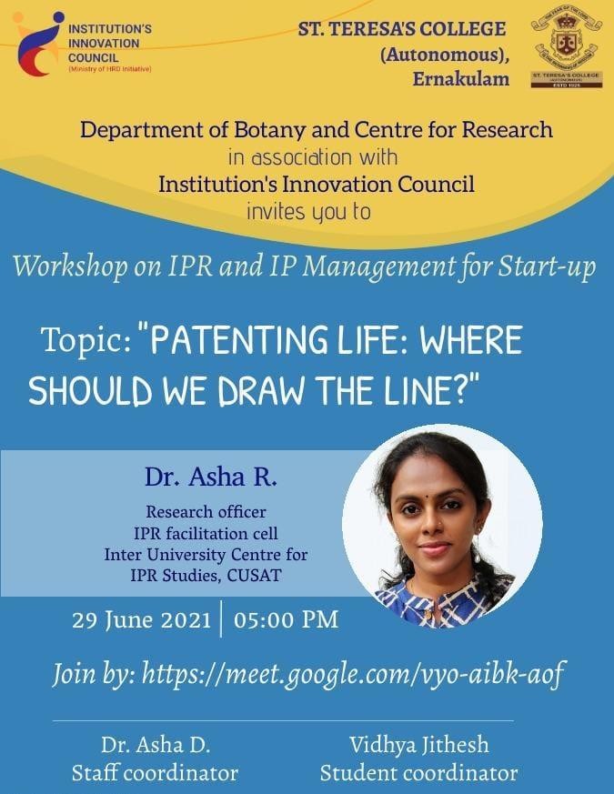 IIC ST.TERESA'S COLLEGE ,ERNAKULAM,KERALA (iic_st) Twitter