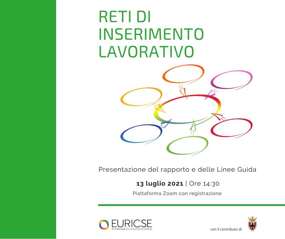 💥 RETI DI INSERIMENTO LAVORATIVO
Appuntamento domani 13 luglio alle ore 14.30 con l’evento di presentazione del Rapporto di <a href="/Euricse/">Euricse</a>! 
👉 Iscriviti qui all’evento: ow.ly/84ot50FqHoX
✅ Scopri il programma: ow.ly/HBdW50FqHoY