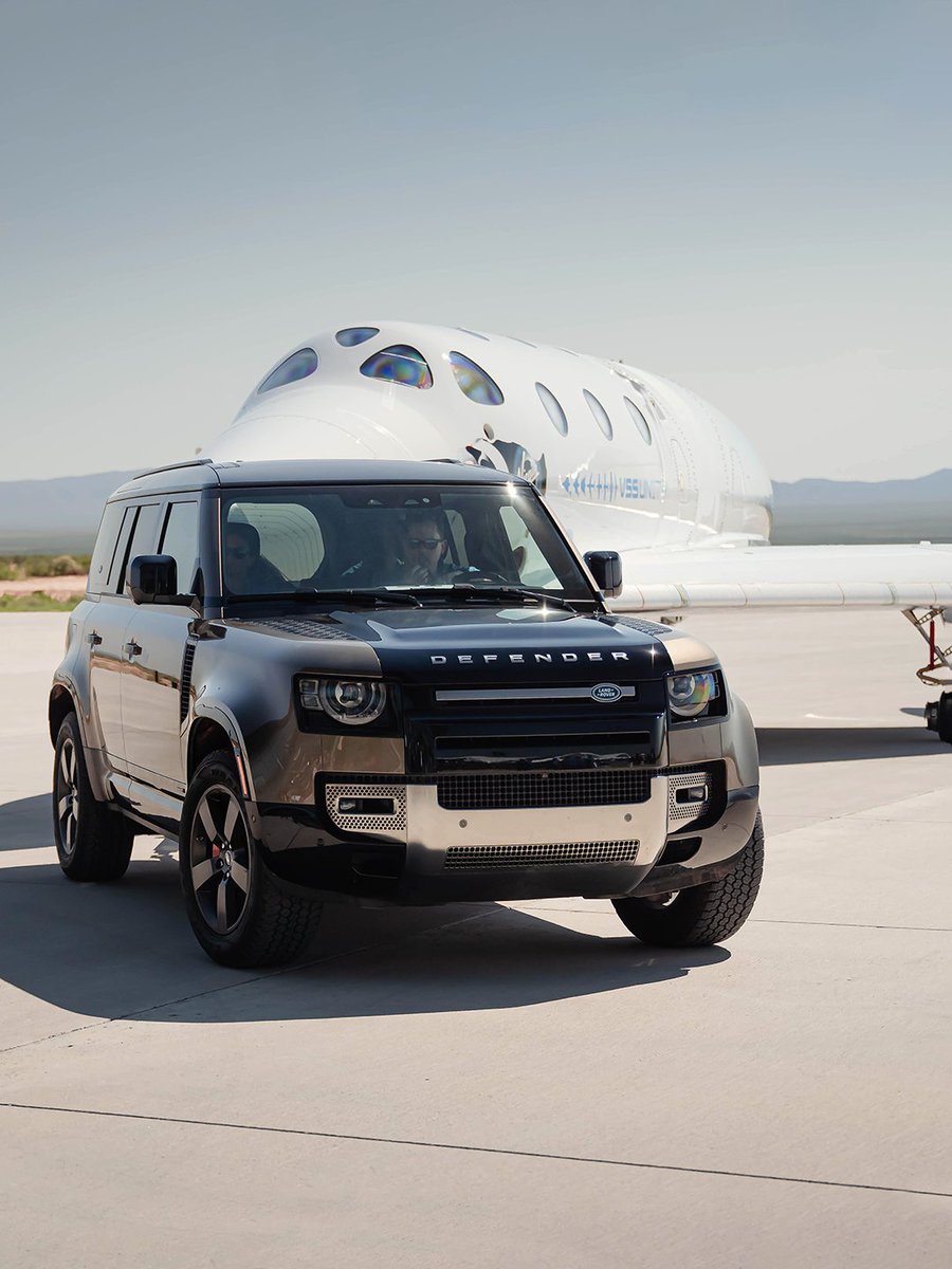 Range Rover (@rangerover) on Twitter photo Congratulations to our partners <a href="/virgingalactic/">Virgin Galactic</a> and their founder, Sir <a href="/richardbranson/">Richard Branson</a> on the success of the #Unity22 mission - their first fully-crewed spaceflight. We were honoured to have played our part in this huge achievement, as seen in our gallery below. #AboveAndBeyond Congratulations to our partners <a href="/virgingalactic/">Virgin Galactic</a> and their founder, Sir <a href="/richardbranson/">Richard Branson</a> on the success of the #Unity22 mission - their first fully-crewed spaceflight. We were honoured to have played our part in this huge achievement, as seen in our gallery below. #AboveAndBeyond