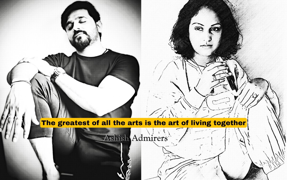 AshishAdmirers's tweet photo. The greatest of all the arts is the art of living together #AshNa 👩‍❤️‍👨💞 @ArchanaTaide @ashish30sharma 
#love #family #besthalf #bliss #blesses #paradise #happiness https://t.co/PNTH9tWNky