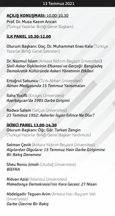 “İstiklâl Ve İstikbâl Mücadelesi Uluslararası Öğrenciler Paneli” düzenlenecek

“15 Temmuz Demokrasi ve Milli Birlik Günü” dolayısıyla Gençlik ve Spor Bakanlığı ile TYB “İstiklâl ve İstikbâl Mücadelesi Uluslararası Öğrenciler Paneli” düzenleyecekler.

👉tyb.org.tr/istiklal-ve-is…