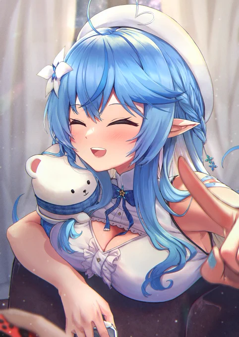 ラミィちゃんにちょっかい出されたい...出されたいッッッ!!!☃️
#LamyArt 
