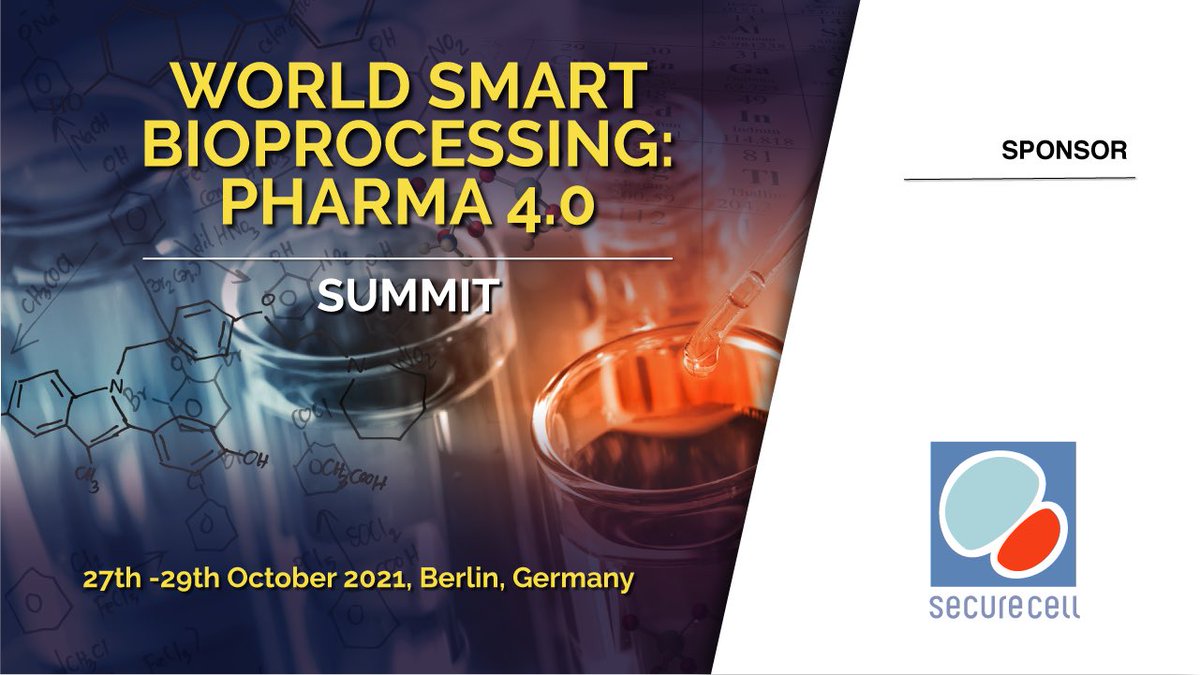 CparityE's tweet photo. We are pleased to welcome on board @Securecell1 our sponsor for the upcoming World Smart Bioprocessing: Pharma 4.0 Summit. Taking place on the 27th- 29th of October 2021 at Berlin,Germany.
To know more visit
https://t.co/8C87TdeDB6

#smartmanufacturing #cparity #technology https://t.co/5Xyp6LbY69