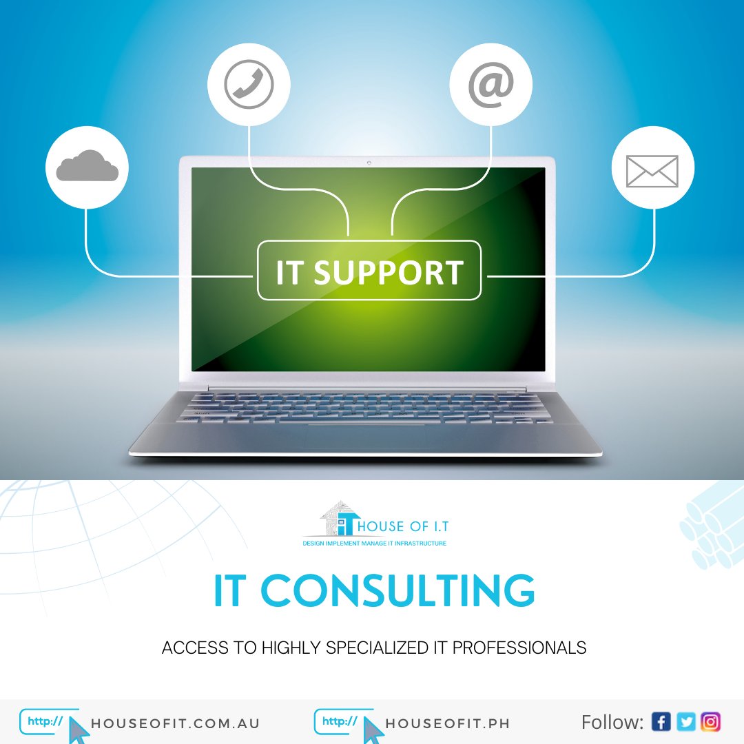 We are more than just procedures and techniques to resolve technical issues. We have a wide range of I.T. specialists and a thorough grasp of both the IT and the business industry.

For more, visit🔗 houseofit.ph
#HOIT #ITManagement