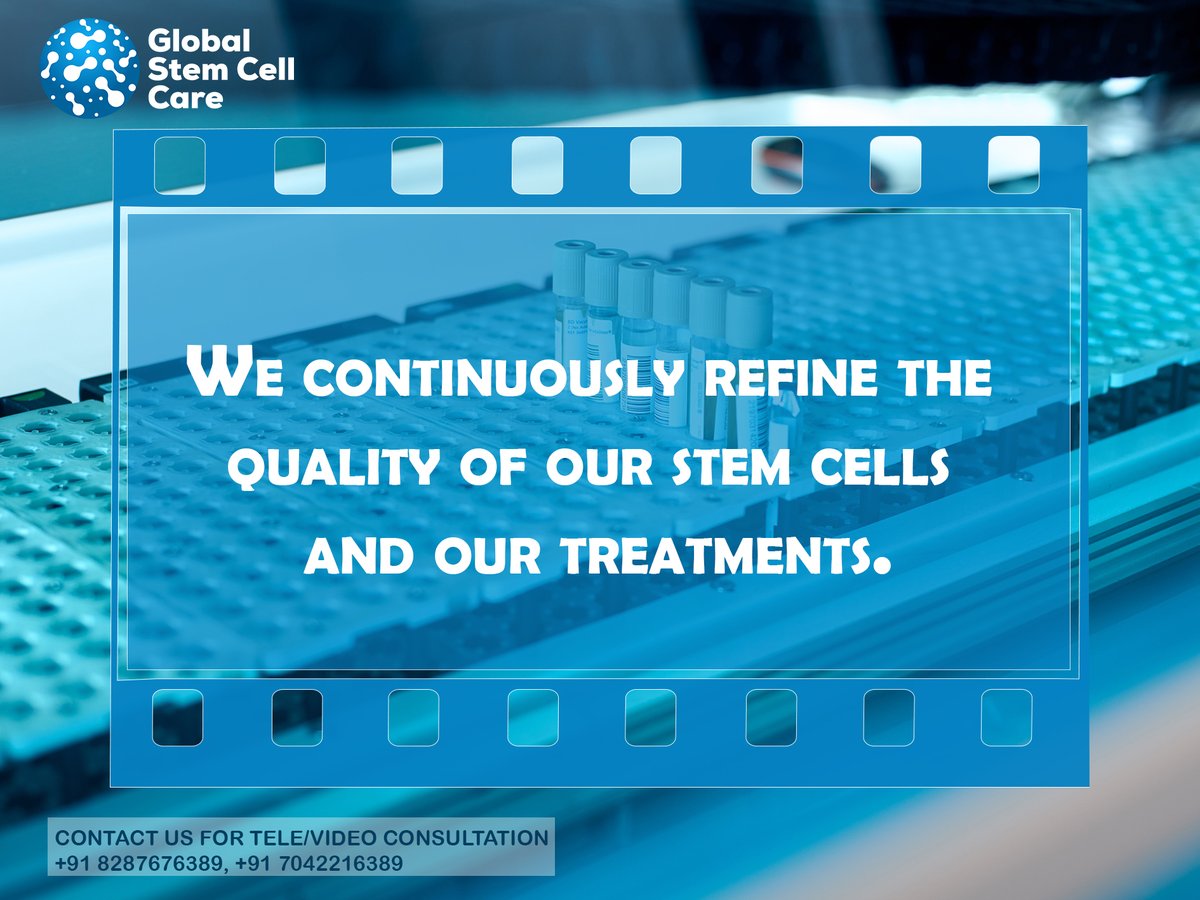 globalstemcellC's tweet photo. We Continuously Refine The #Quality Of Our #StemCells And Our Treatments.
To know more about Stem Cell visit, https://t.co/PhQ3HSU9GU
#symtoms #effects #disease #stemcellsafe #repairdamagecells #stemcellcells https://t.co/pXtevEFBRw