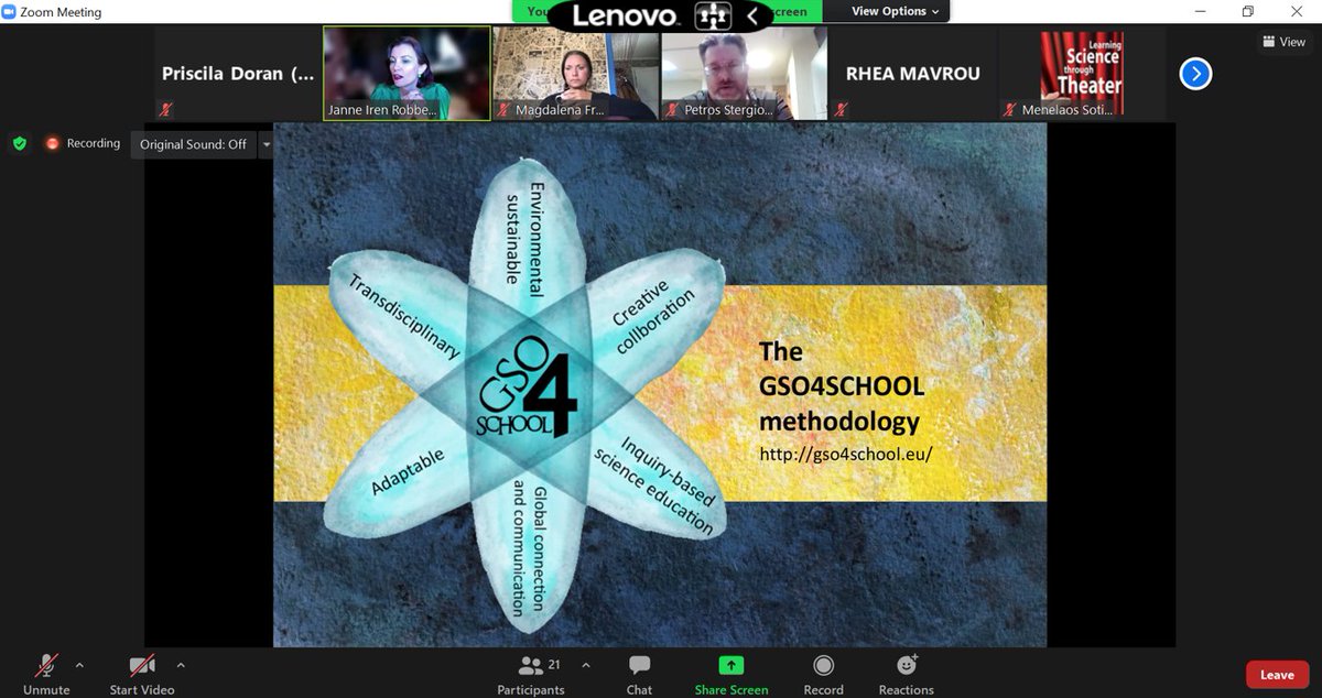 esia_eu's tweet photo. 📍The #GSO4School #OnlineSummerSchool2021 begins today!
Participants are learning about the 4 steps of #DesignThinking and how they connect to the process of creating a science opera. They are also choosing the topic for the 2022 @GlobalSciOpera
#ESIA2021 #STEAM https://t.co/OPu9SljKor