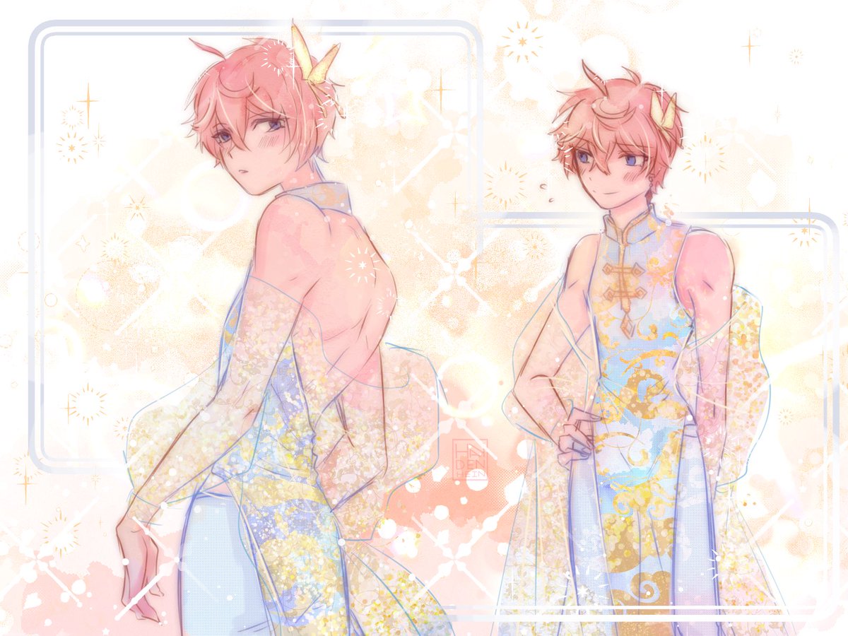#ZhongChi #鍾タル #จงทาร์ต 
🔶💧

from @iambgtea Entirely out of spite...the story is amazing as always!🥺✨✨ I love the scene that childe meet rex lapis in dragon form so much! also the part they both talking about rex lapis is so funny and beautiful!✨💕 