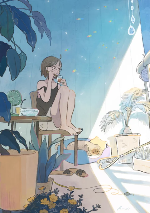 《ご報告》
'21年7月よりフリーランスのイラストレーターとして活動することになりました。お仕事募集中です。
私の絵でお力になれることがございましたらぜひお声かけいただけますと嬉しいです!どうぞよろしくお願いいたします。

HP:https://t.co/A8LnPk1OQb
イラスト一覧:https://t.co/lE8lXxdj4c 