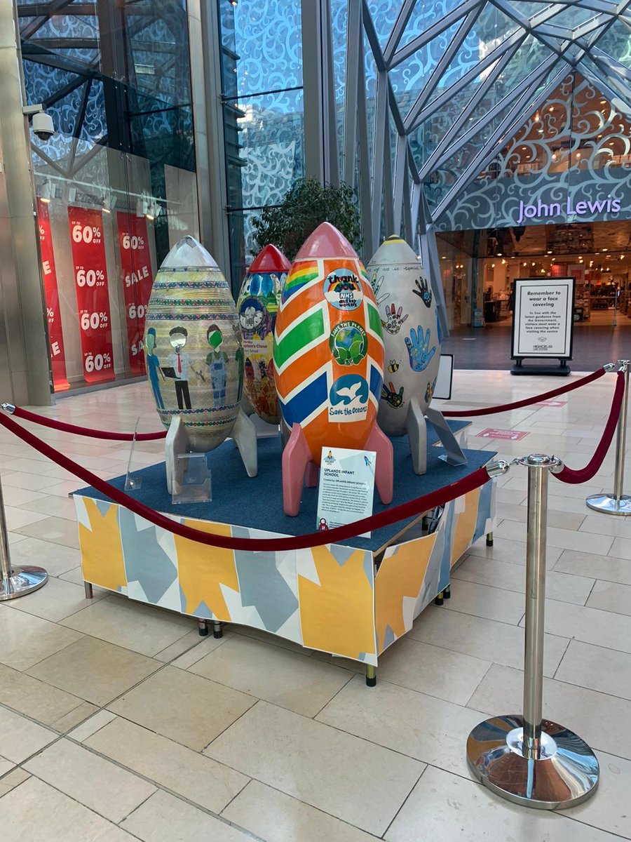 #RocketRoundLeicester
Our fab rocket is being displayed in the Highcross Shopping Centre!
See if you can find it and send us a photo or selfie!
Jess, our receptionist has already spotted it!