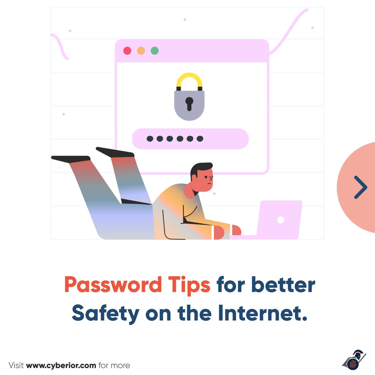 CyberiorIN's tweet photo. It’s no secret that passwords have substantial monetary value to cybercriminals. The importance of using secure, unique passwords is growing. Here are six tips for ensuring your passwords are as strong as possible. #cybersecuritytips #cybercrime #cyberrisk #bettersafethansorry https://t.co/8gT063Pby0