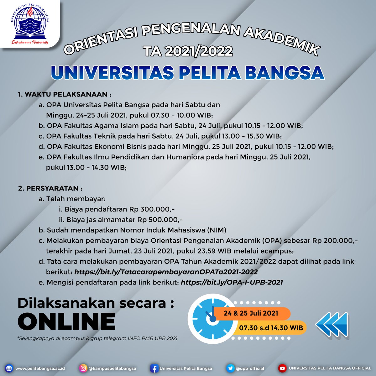 Ecampus universitas pelita bangsa