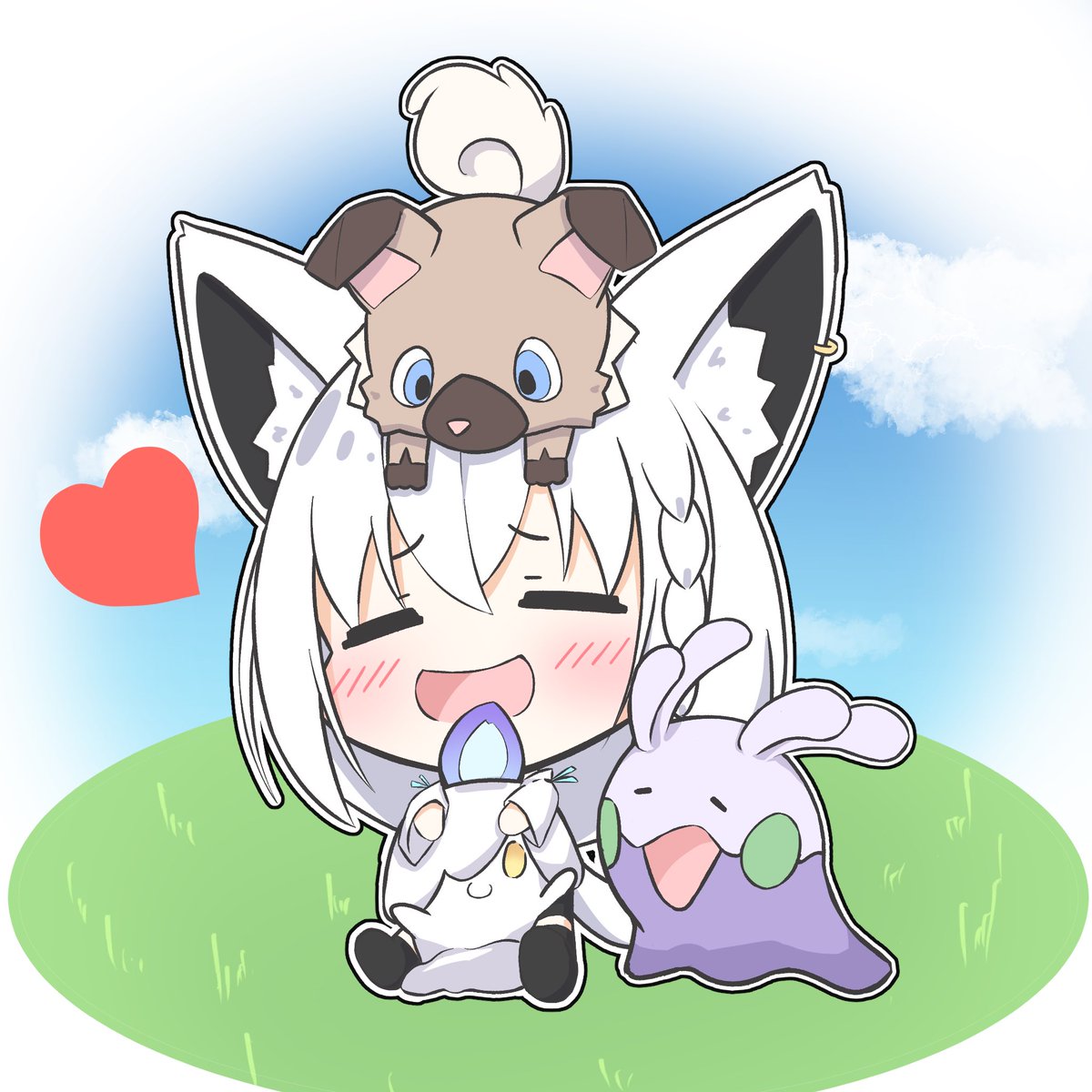 ポケモン 絵フブキ フブキちゃんとポケモン達 ヒトモシ ヌメラ イワンコ るるらろる 絵仕事募集のイラスト ポケモン 絵フブキ フブキちゃんとポケモン達 ヒトモシ ヌメラ イワンコ るるらろる 絵仕事募集のイラスト